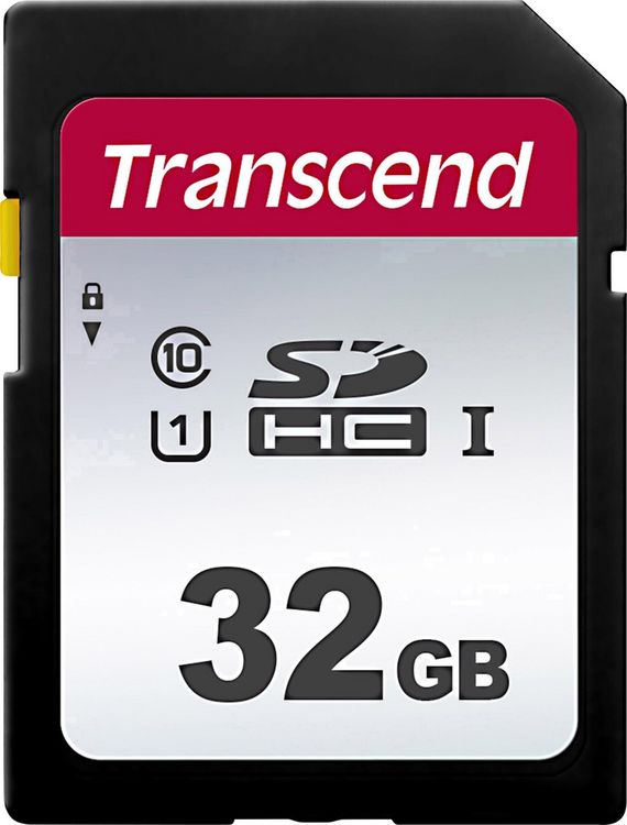 Produktbild: Transcend Premium 300S SDHC-Karte 32 GB Class 10, UHS-I, UHS-Class 1