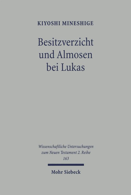 Produktbild: Besitzverzicht und Almosen bei Lukas
