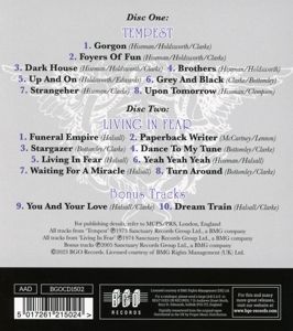 Produktbild: Tempest/Living In Fear