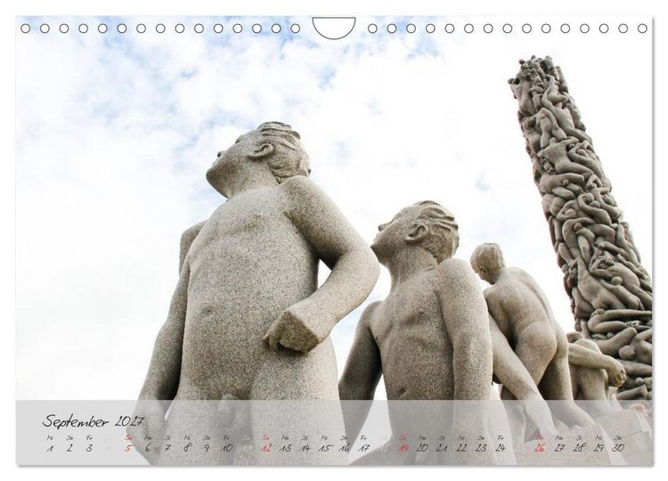 Produktbild: Vigeland (Wandkalender 2027 DIN A4 quer), CALVENDO Monatskalender