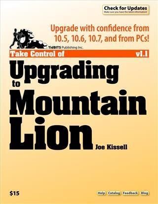 Produktbild: Take Control of Upgrading to Mountain Lion