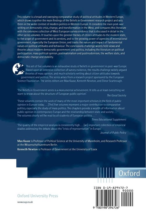 Produktbild: Beliefs in Government