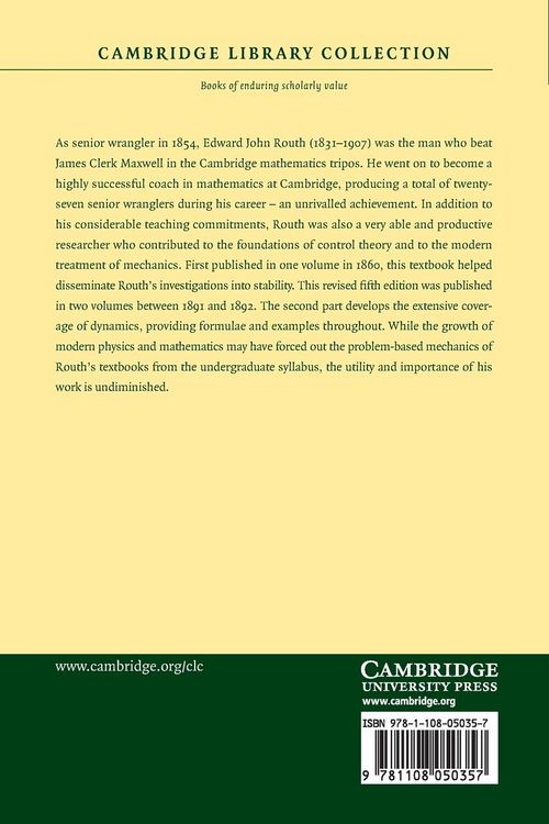 Produktbild: The Advanced Part of a Treatise on the Dynamics of a System of Rigid Bodies