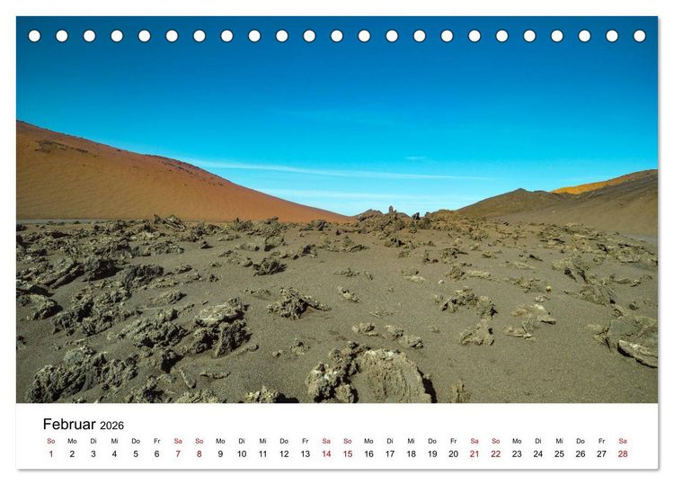 Produktbild: Lanzarote - Die Farben der Natur (Tischkalender 2026 DIN A5 quer), CALVENDO Monatskalender