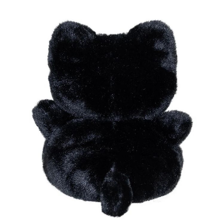 Produktbild: Aurora 44534 - Tasty Peach Black Sesame Meowchi Palm Pals, schwarz, Pl&uuml;schtier, ca.13 cm
