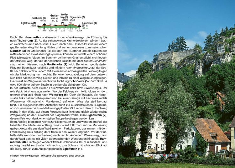 Produktbild: ROTHER Wanderf&uuml;hrer Fr&auml;nkische Schweiz. 50 Touren im Frankenjura &ndash; mit Oberem Maintal, Hersbrucker Schweiz und N&uuml;rnberger Land