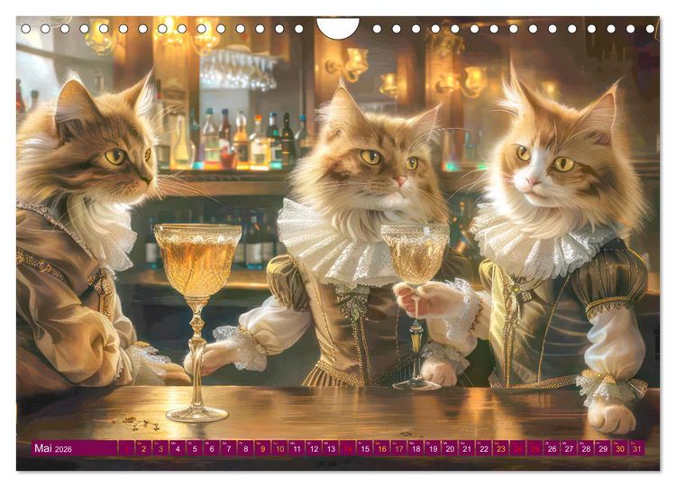 Produktbild: Tierisches Barleben (Wandkalender 2026 DIN A4 quer), CALVENDO Monatskalender