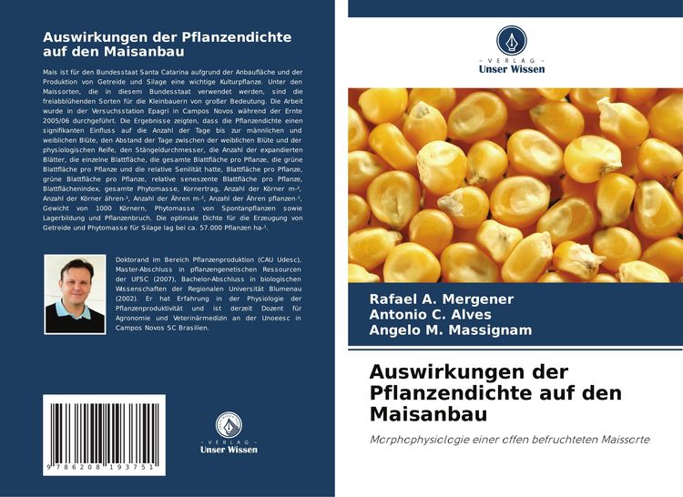 Produktbild: Auswirkungen der Pflanzendichte auf den Maisanbau