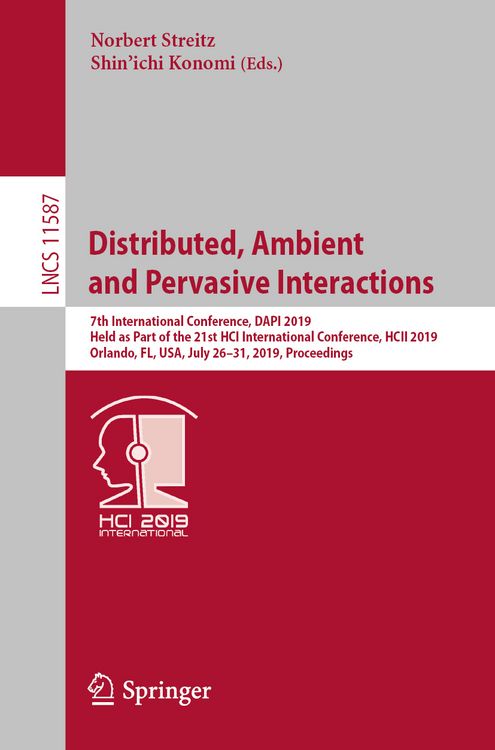 Produktbild: Distributed, Ambient and Pervasive Interactions