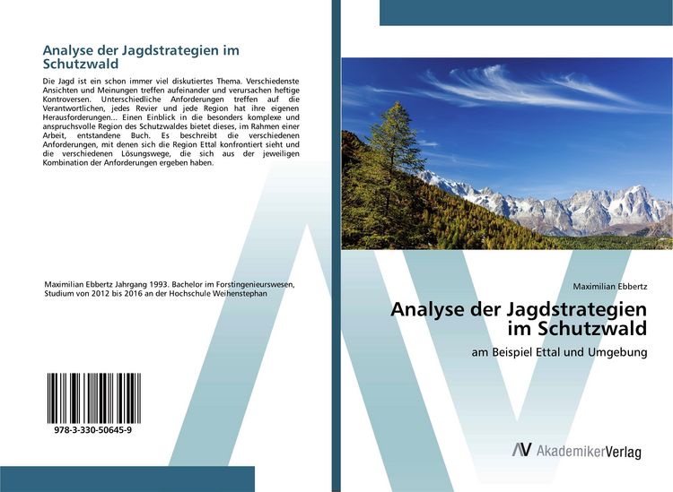 Produktbild: Analyse der Jagdstrategien im Schutzwald