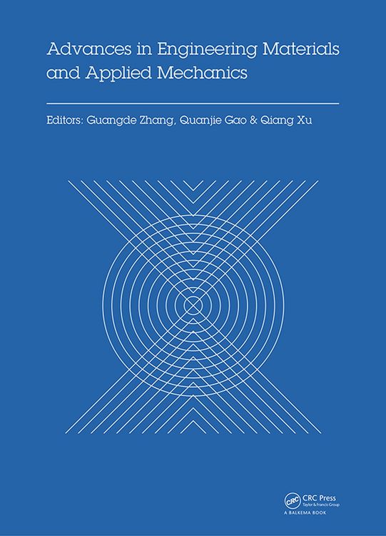 Produktbild: Advances in Engineering Materials and Applied Mechanics