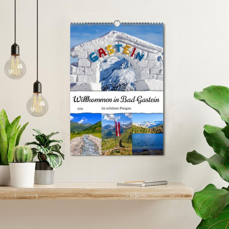Produktbild: Willkommen in Bad Gastein (Wandkalender 2026 DIN A3 hoch), CALVENDO Monatskalender