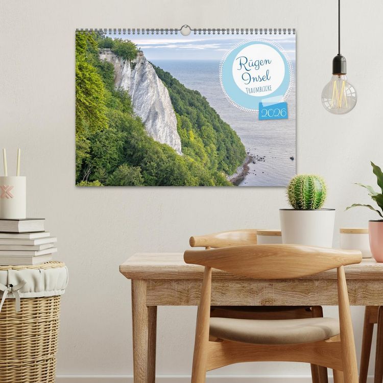 Produktbild: R&uuml;gen - Inseltraumblicke (Wandkalender 2026 DIN A3 quer), CALVENDO Monatskalender