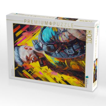 Produktbild: CALVENDO Puzzle Cyberpunk Mercenary | 1000 Teile Lege-Gr&ouml;&szlig;e 64x48cm Foto-Puzzle f&uuml;r gl&uuml;ckliche Stunden