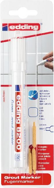Produktbild: Edding 8200 4-8200-1-4049 Fugenmarker Wei&szlig; 2 mm, 4mm