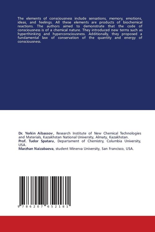 Produktbild: Chemical Coding of Consciousness