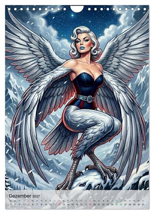 Produktbild: Monster-Girls (Wandkalender 2027 DIN A4 hoch), CALVENDO Monatskalender