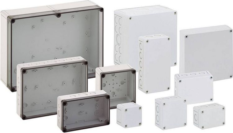 Produktbild: Spelsberg TK PS 1811-6f-tm Installations-Geh&auml;use 180 x 110 x 63 Polycarbonat, Polystyrol (EPS) Lichtgrau (RAL 7035) 1 St.