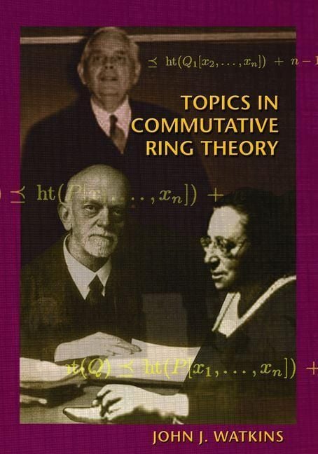 Produktbild: Topics in Commutative Ring Theory