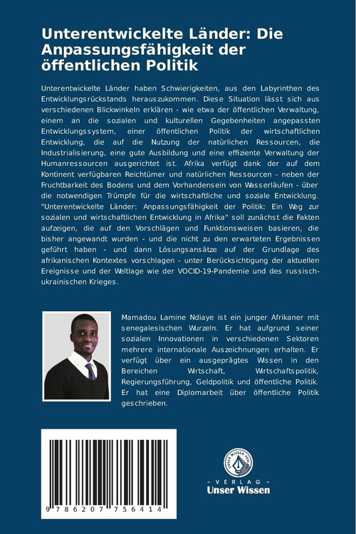 Produktbild: Unterentwickelte L&auml;nder: Die Anpassungsf&auml;higkeit der &ouml;ffentlichen Politik