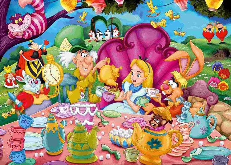 Produktbild: Erwachsenenpuzzle 1000 Teile - Disney Classics - Alice im Wunderland