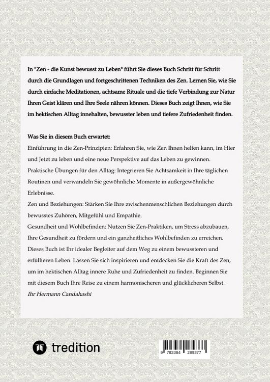 Produktbild: Zen - die Kunst bewusst zu Leben