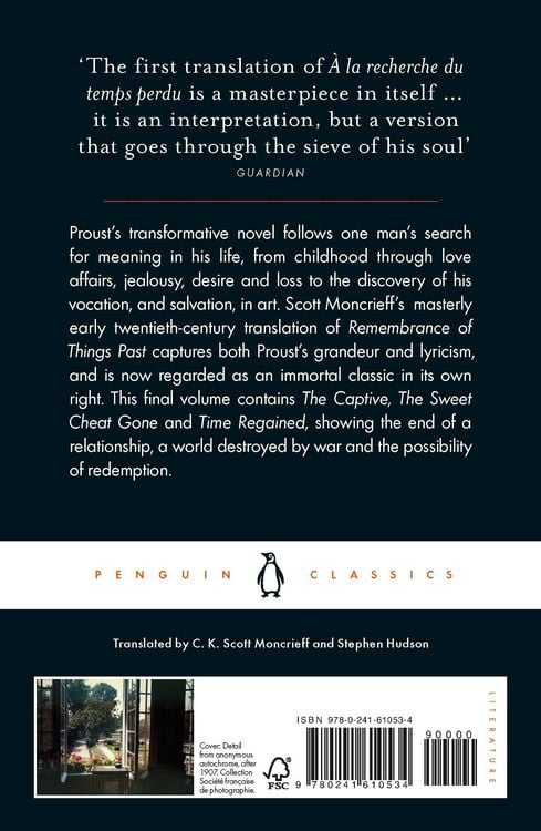 Produktbild: Remembrance of Things Past: Volume 3