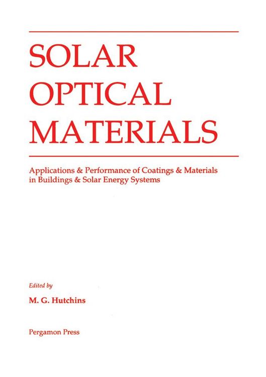 Produktbild: Solar Optical Materials