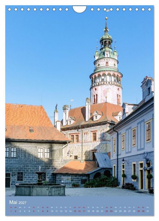 Produktbild: Zeitloses Cesky Krumlov. Zwischen Moldauschleifen und Schlosskulisse (Wandkalender 2027 DIN A4 hoch), CALVENDO Monatskalender