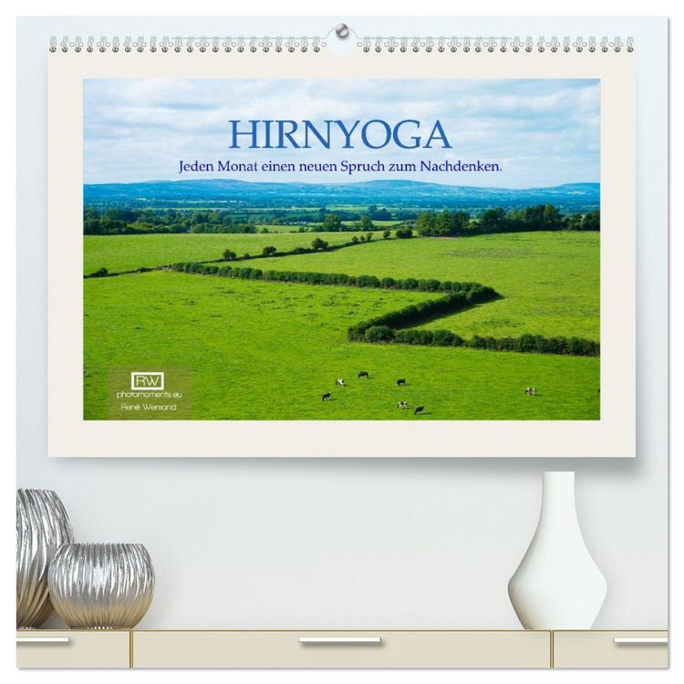 Produktbild: Hirnyoga (hochwertiger Premium Wandkalender 2026 DIN A2 quer), Kunstdruck in Hochglanz