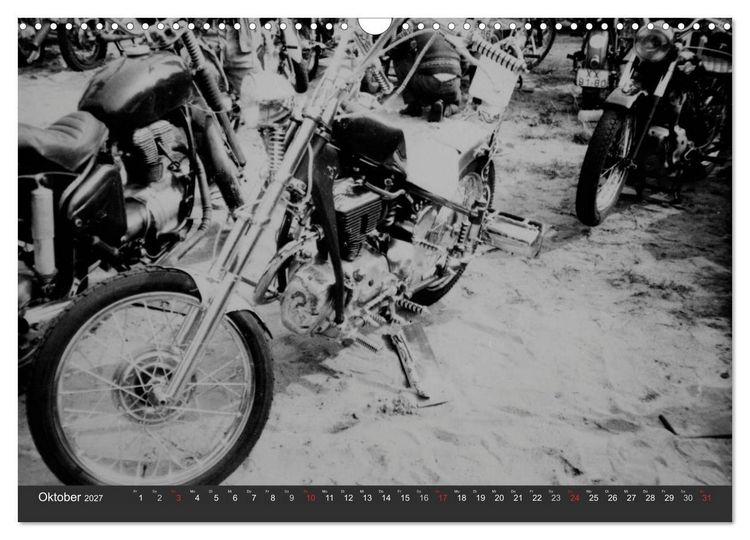 Produktbild: east Rider - Biker und Bikes aus der DDR (Wandkalender 2027 DIN A3 quer), CALVENDO Monatskalender