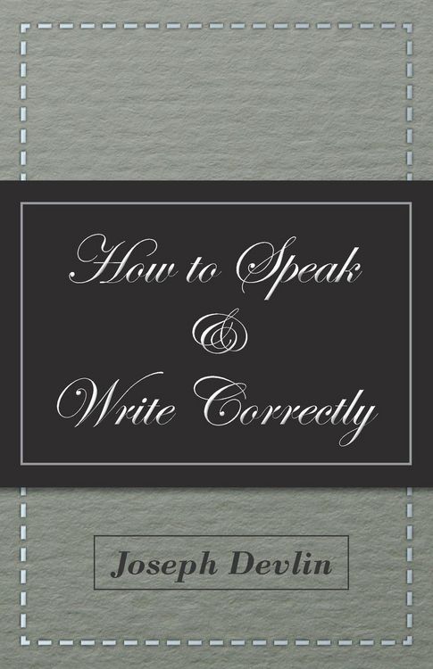 Produktbild: How to Speak and Write Correctly