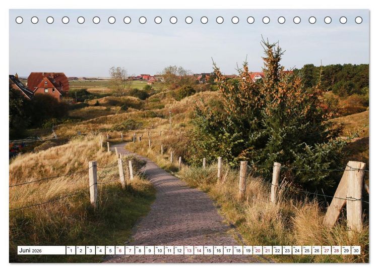 Produktbild: Insel Baltrum, Perle im Ostfriesischen Wattenmeer (Tischkalender 2026 DIN A5 quer), CALVENDO Monatskalender
