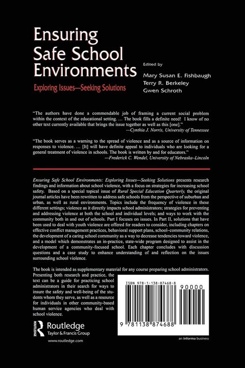 Produktbild: Ensuring Safe School Environments