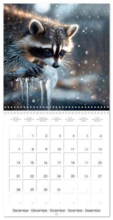Produktbild: WILDLIFE IN THE ENCHANTED FOREST (Wall Calendar 2026 12 &times; 12 Inch) CALVENDO 12 Month Wall Calendar