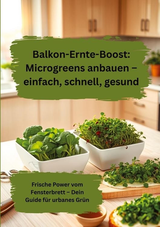 Produktbild: Balkon-Ernte-Boost: Microgreens anbauen - einfach, schnell, gesund