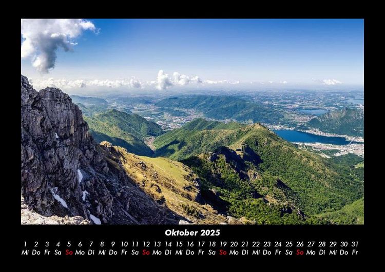 Produktbild: Landschaftskalender 2025 Fotokalender DIN A3