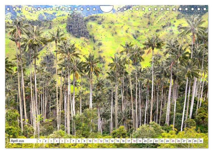 Produktbild: Naturparadies Kolumbien - Landschaften zum Tr&auml;umen (Wandkalender 2026 DIN A4 quer), CALVENDO Monatskalender
