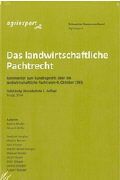 Produktbild: Das landwirtschaftliche Pachtrecht