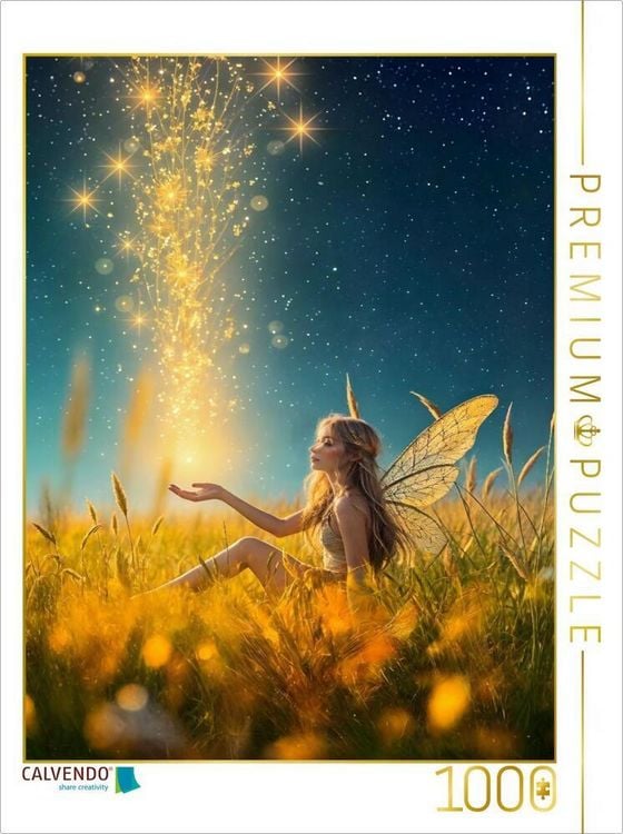 Produktbild: CALVENDO Puzzle Die Sternenfee des August - Ein Hauch von Unendlichkeit | 1000 Teile Lege-Gr&ouml;&szlig;e 64x48cm Foto-Puzzle f&uuml;r gl&uuml;ckliche Stunden