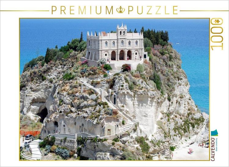 Produktbild: CALVENDO Puzzle Italien - Kalabrien - Tropea | 1000 Teile Lege-Gr&ouml;&szlig;e 64x48cm Foto-Puzzle f&uuml;r gl&uuml;ckliche Stunden