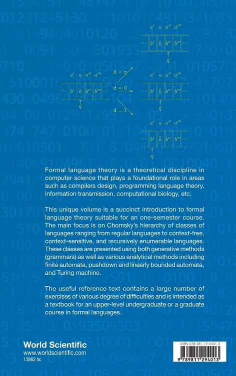 Produktbild: Introduction To The Theory Of Formal Languages