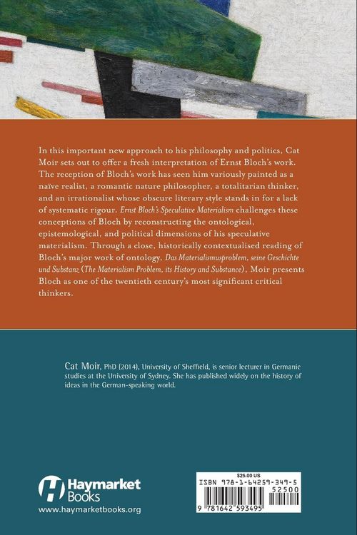 Produktbild: Ernst Bloch's Speculative Materialism