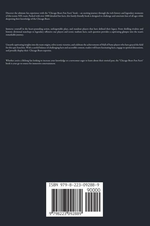 Produktbild: Chicago Bears Fun Facts