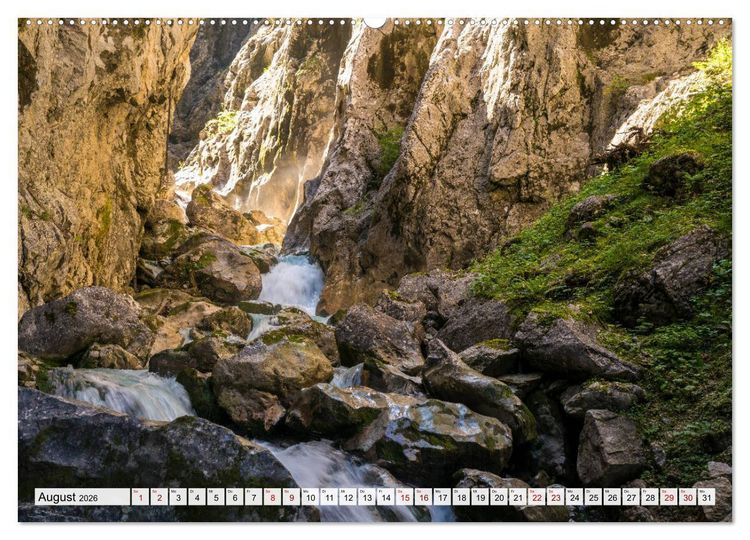 Produktbild: Ein Sommer rund um Garmisch-Partenkirchen (Wandkalender 2026 DIN A2 quer), CALVENDO Monatskalender