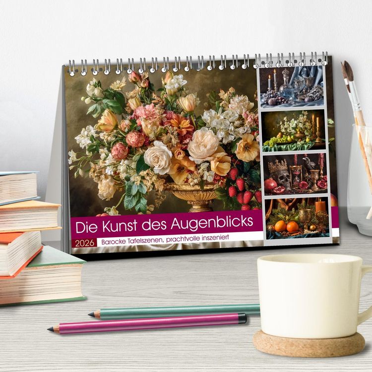 Produktbild: Die Kunst des Augenblicks (Tischkalender 2026 DIN A5 quer), CALVENDO Monatskalender