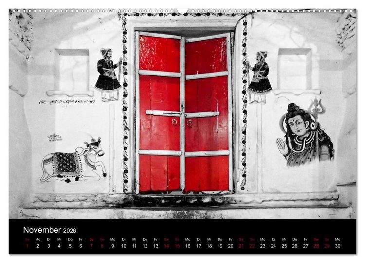 Produktbild: Indien Colorkey (hochwertiger Premium Wandkalender 2026 DIN A2 quer), Kunstdruck in Hochglanz