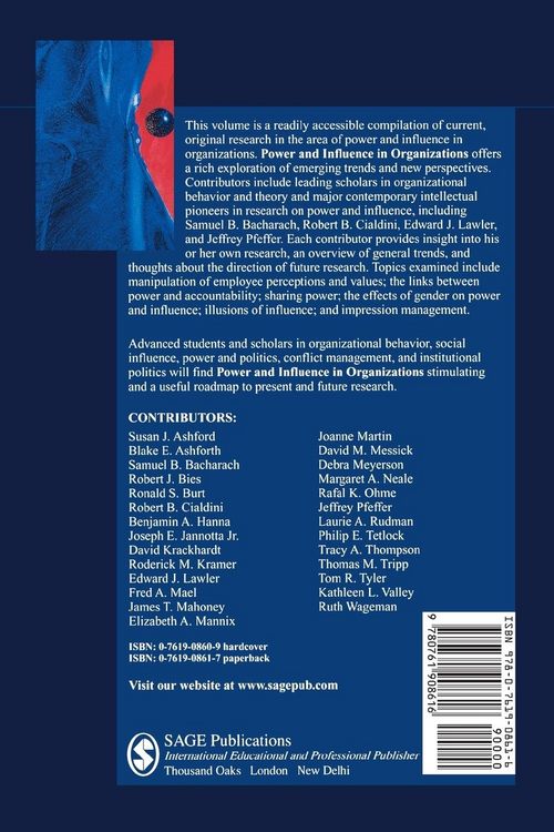 Produktbild: Power and Influence in Organizations