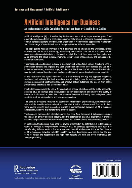 Produktbild: Artificial Intelligence for Business