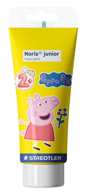 Produktbild: STAEDTLER Fingermalfarbe Noris junior Peppa Pig, 4 Farben, 75ml Tuben